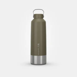 Quechua Stainless Steel Hiking Flask With Screw Cap MH100 1.5 L Khaki -Quechua k12d6030b941f796c8cc3b77928fe5e06