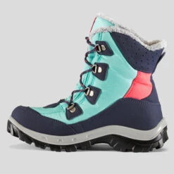 Quechua KIDS' WARM WATERPROOF HIKING BOOTS - SH500 WARM HIGH LACES - SIZE 11.5C -Quechua k3dd045660a68da688b9ad949fc57df41