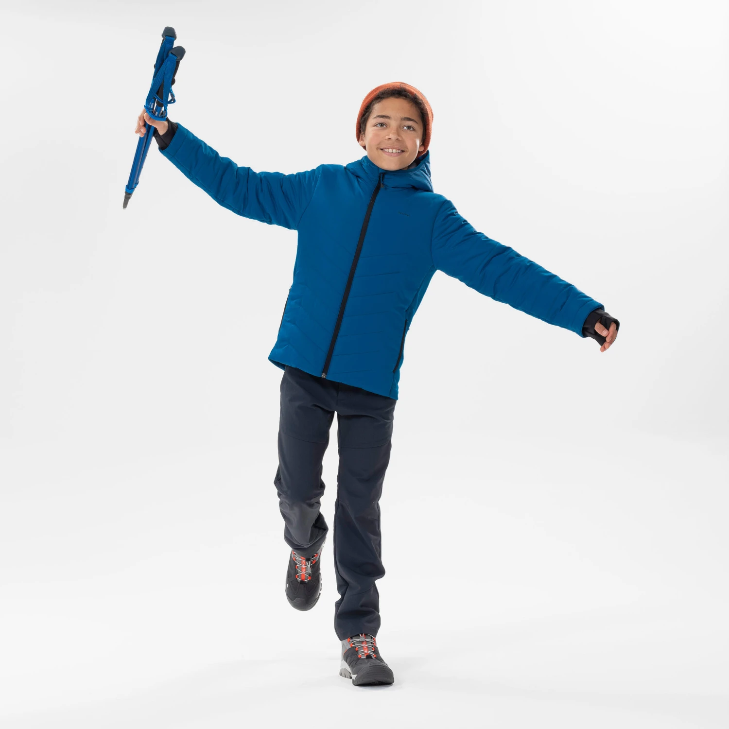 Quechua KIDS’ PADDED HIKING JACKET - AGED 7-15 2 Quechua KIDS’ PADDED HIKING JACKET - AGED 7-15 - Image 2