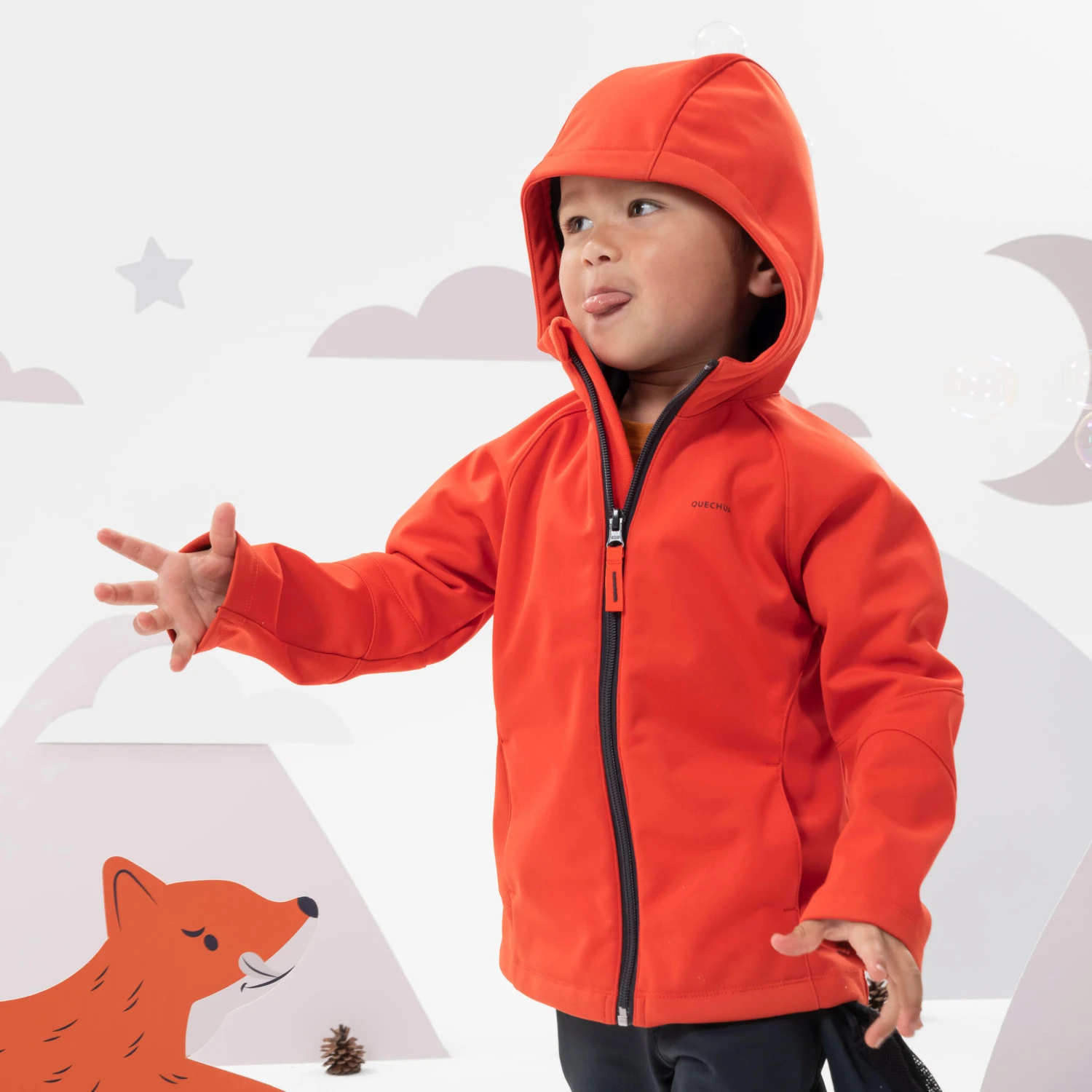 Quechua Children's Softshell Walking Jacket - 2-6 Years 11 Quechua Children's Softshell Walking Jacket - 2-6 Years - Image 11
