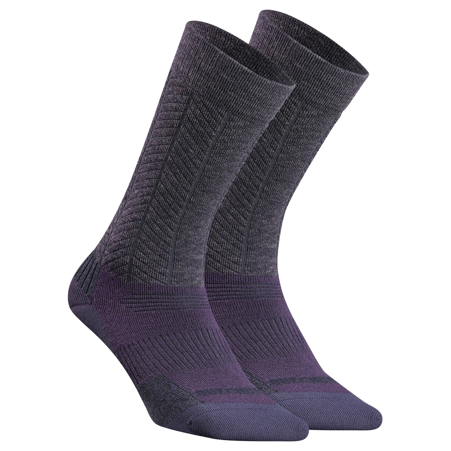 Quechua Warm Hiking Socks SH500 Mid 2 Pairs 2 Quechua Warm Hiking Socks SH500 Mid 2 Pairs - Image 2