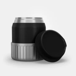 Quechua Stainless Steel Isothermal Food Box For Hiking MH500 0.8 L With Bowl Black -Quechua ka2e12d4fd47de5b6c38e2f06a732e432