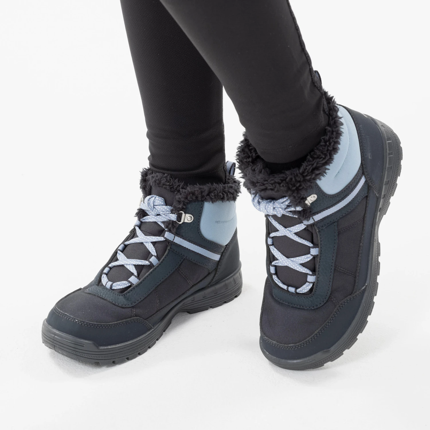 Quechua KIDS' WARM WATERPROOF HIKING BOOTS - SH100 WARM RIP-TAB - SIZE 35C 15 Quechua KIDS' WARM WATERPROOF HIKING BOOTS - SH100 WARM RIP-TAB - SIZE 35C - Image 15