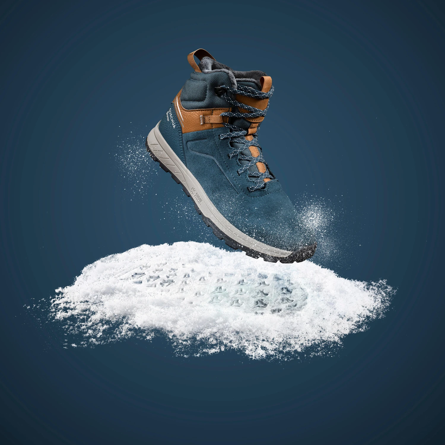 Quechua Kids' Warm And Waterproof SH500 Lace-up Leather Hiking Shoes - Size 2.5 20 Quechua Kids' Warm And Waterproof SH500 Lace-up Leather Hiking Shoes - Size 2.5 - Image 20