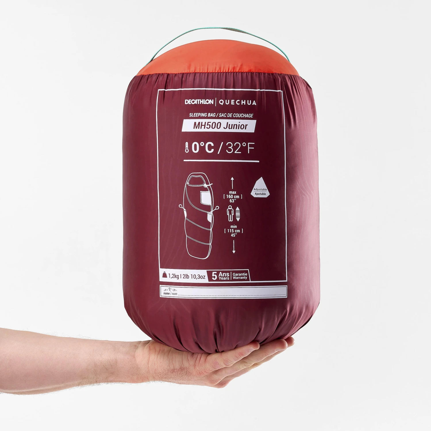 Quechua Children's Sleeping Bag MH500 0°C 2 Quechua Children's Sleeping Bag MH500 0°C - Image 2