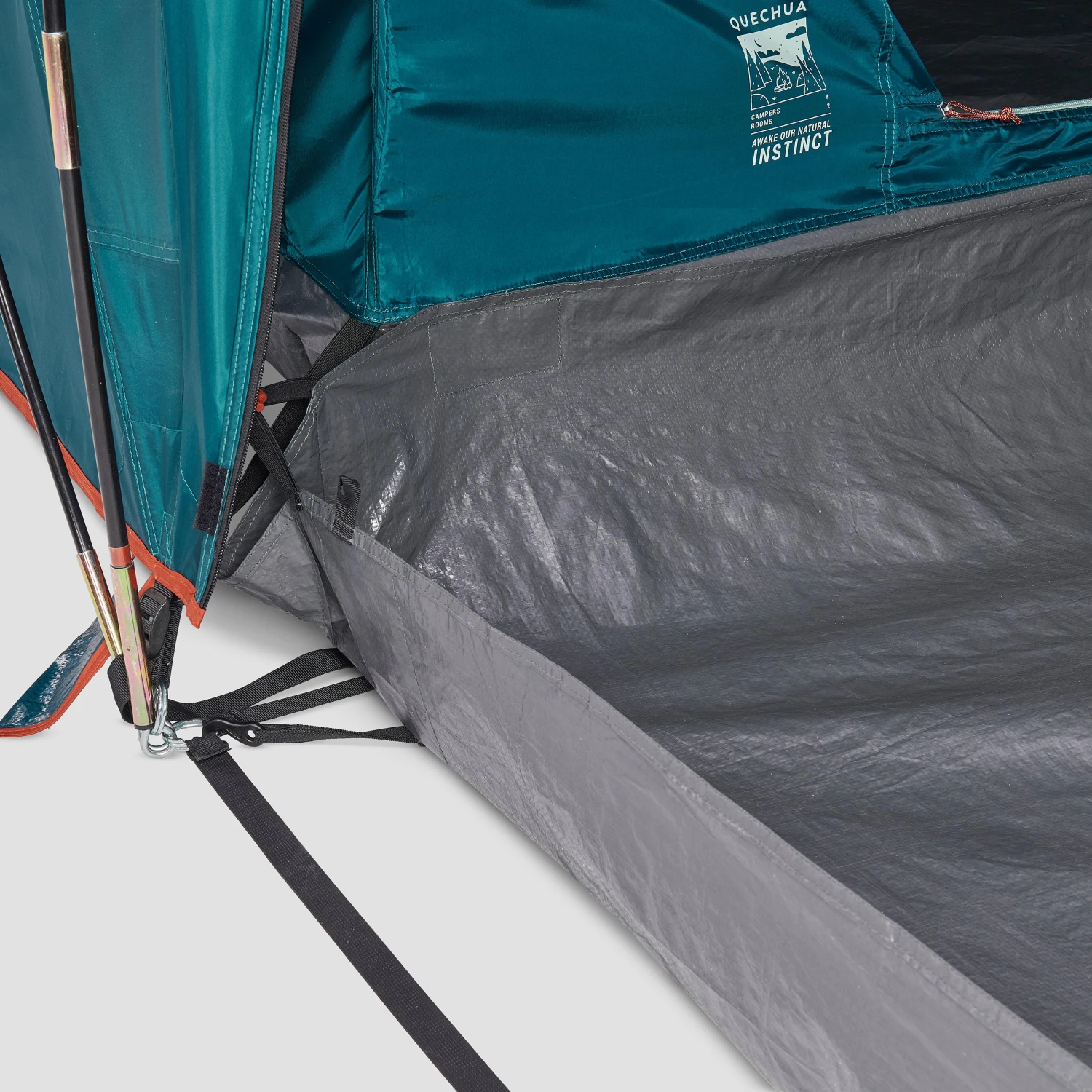 Quechua 4 Man Tent With Poles - Arpenaz 4.2 15 Quechua 4 Man Tent With Poles - Arpenaz 4.2 - Image 15