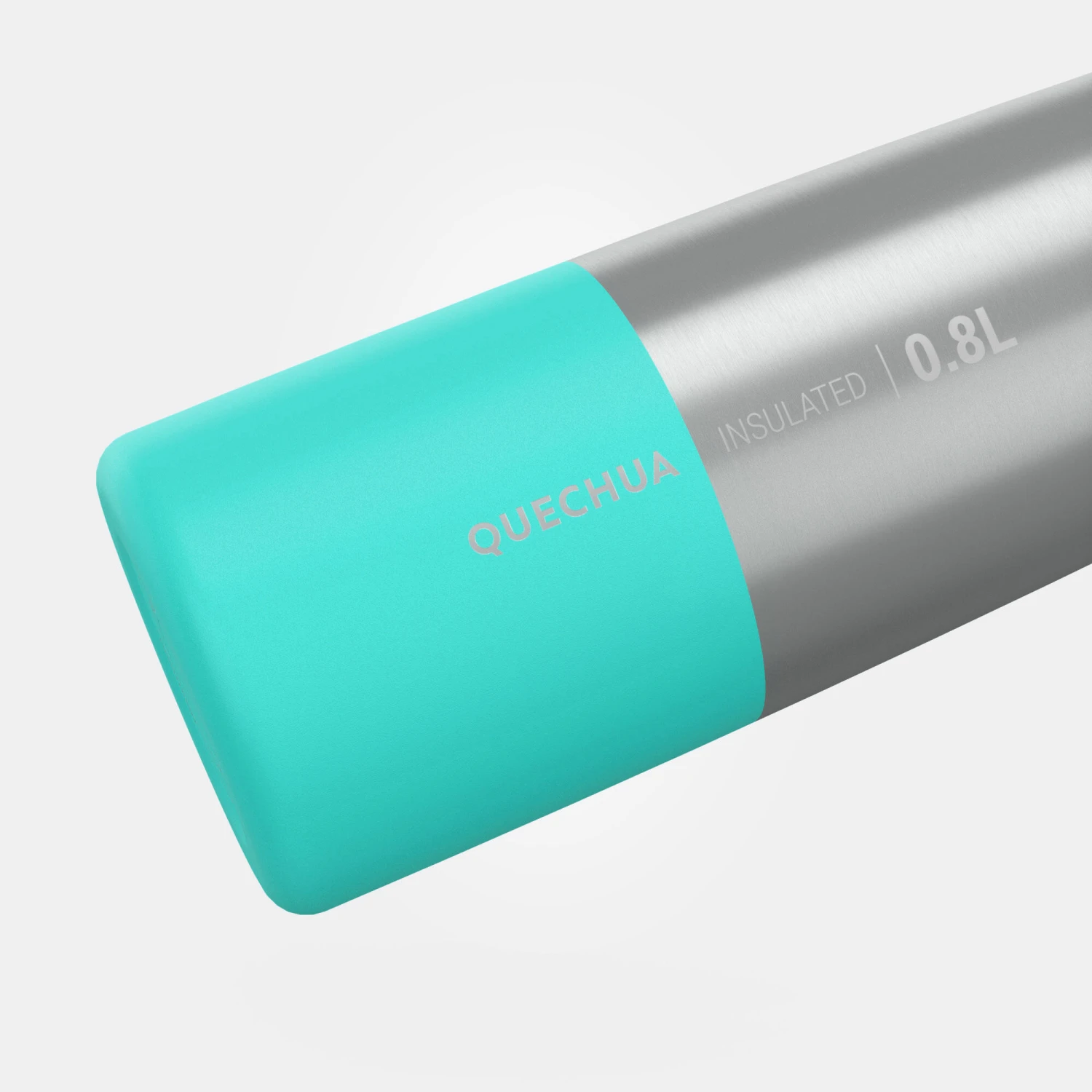 Quechua Isothermal Stainless Steel Hiking Flask MH500 0.5 L Turquoise 3 Quechua Isothermal Stainless Steel Hiking Flask MH500 0.5 L Turquoise - Image 3