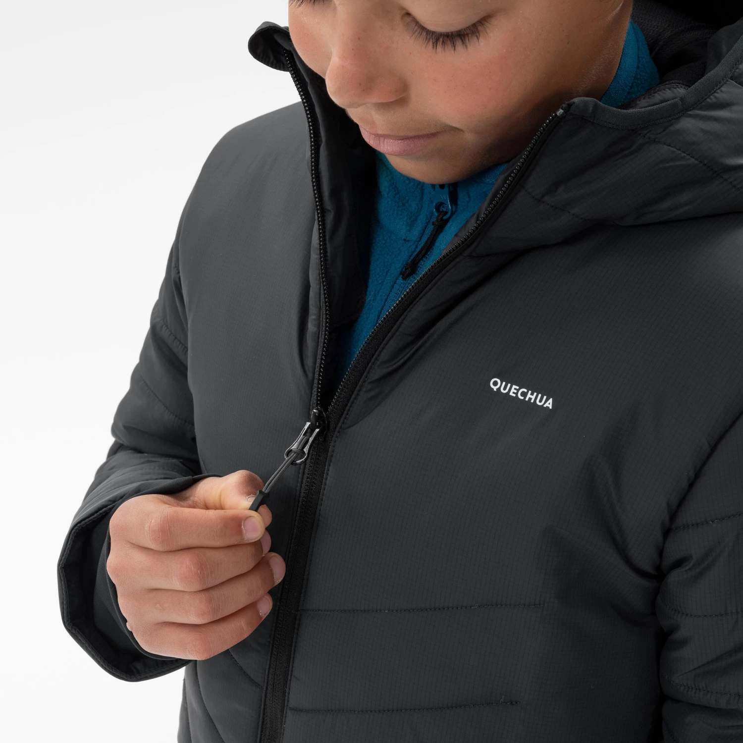 Quechua KIDS’ PADDED HIKING JACKET - AGED 7-15 13 Quechua KIDS’ PADDED HIKING JACKET - AGED 7-15 - Image 13